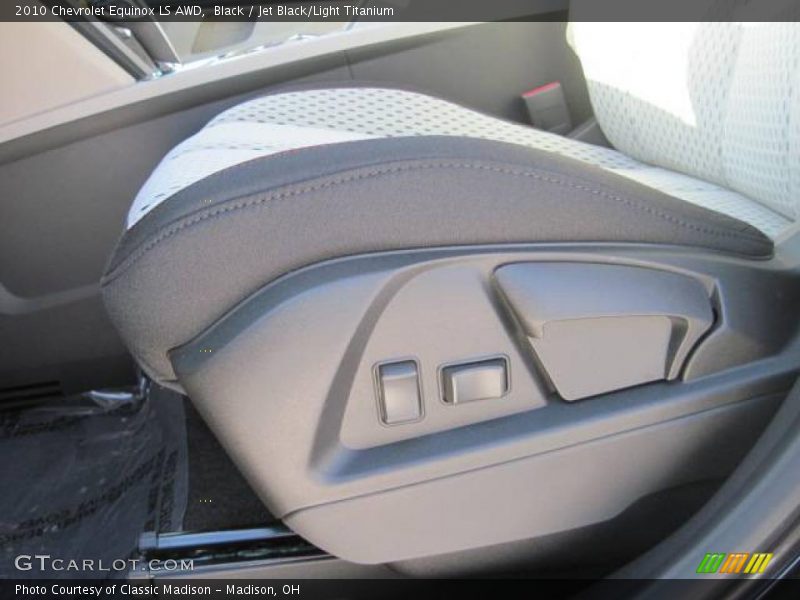 Black / Jet Black/Light Titanium 2010 Chevrolet Equinox LS AWD