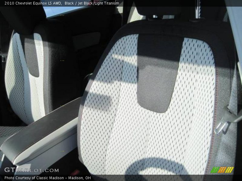 Black / Jet Black/Light Titanium 2010 Chevrolet Equinox LS AWD