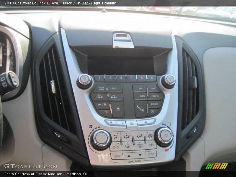 Black / Jet Black/Light Titanium 2010 Chevrolet Equinox LS AWD