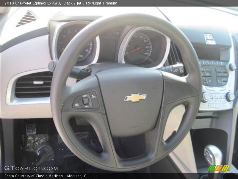 Black / Jet Black/Light Titanium 2010 Chevrolet Equinox LS AWD