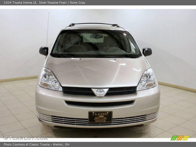 Silver Shadow Pearl / Stone Gray 2004 Toyota Sienna LE