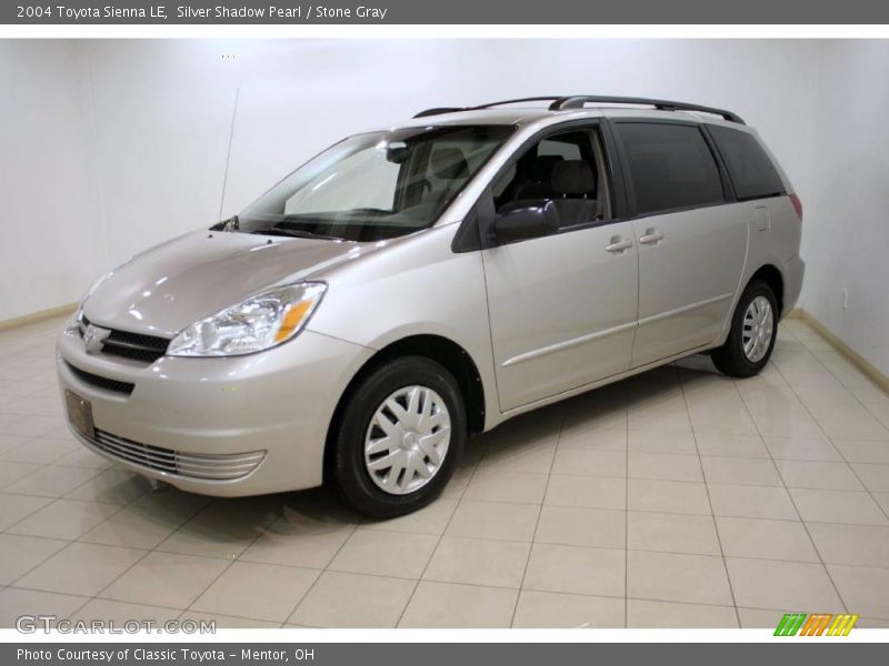 Silver Shadow Pearl / Stone Gray 2004 Toyota Sienna LE