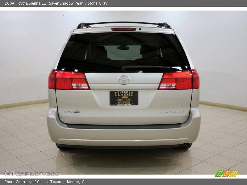 Silver Shadow Pearl / Stone Gray 2004 Toyota Sienna LE