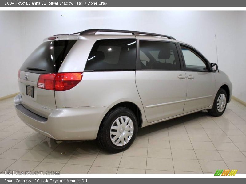 Silver Shadow Pearl / Stone Gray 2004 Toyota Sienna LE