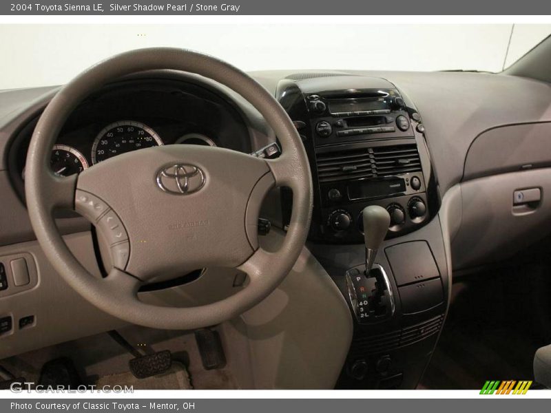 Silver Shadow Pearl / Stone Gray 2004 Toyota Sienna LE