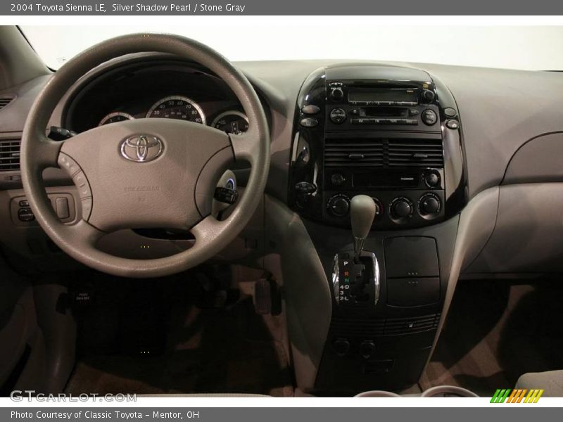 Silver Shadow Pearl / Stone Gray 2004 Toyota Sienna LE
