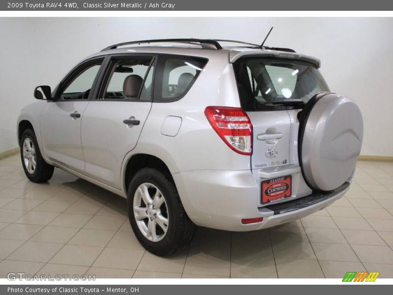 Classic Silver Metallic / Ash Gray 2009 Toyota RAV4 4WD