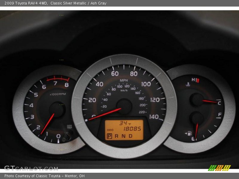 Classic Silver Metallic / Ash Gray 2009 Toyota RAV4 4WD