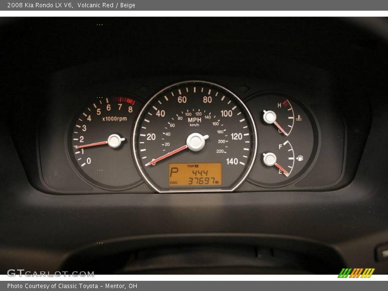 Volcanic Red / Beige 2008 Kia Rondo LX V6
