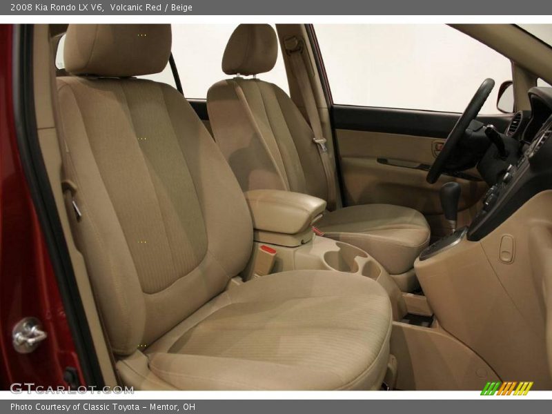 Volcanic Red / Beige 2008 Kia Rondo LX V6