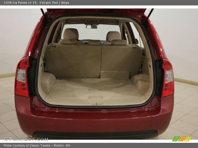 Volcanic Red / Beige 2008 Kia Rondo LX V6
