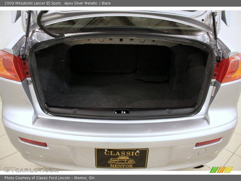 Apex Silver Metallic / Black 2009 Mitsubishi Lancer ES Sport