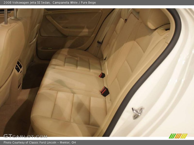 Campanella White / Pure Beige 2008 Volkswagen Jetta SE Sedan