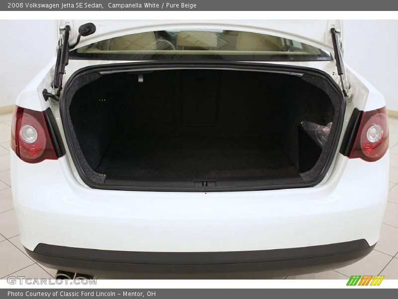 Campanella White / Pure Beige 2008 Volkswagen Jetta SE Sedan