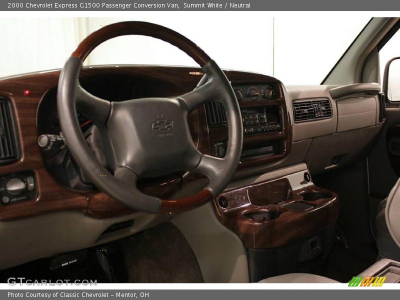Summit White / Neutral 2000 Chevrolet Express G1500 Passenger Conversion Van