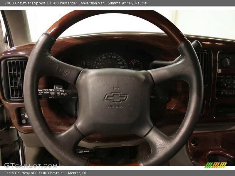 Summit White / Neutral 2000 Chevrolet Express G1500 Passenger Conversion Van