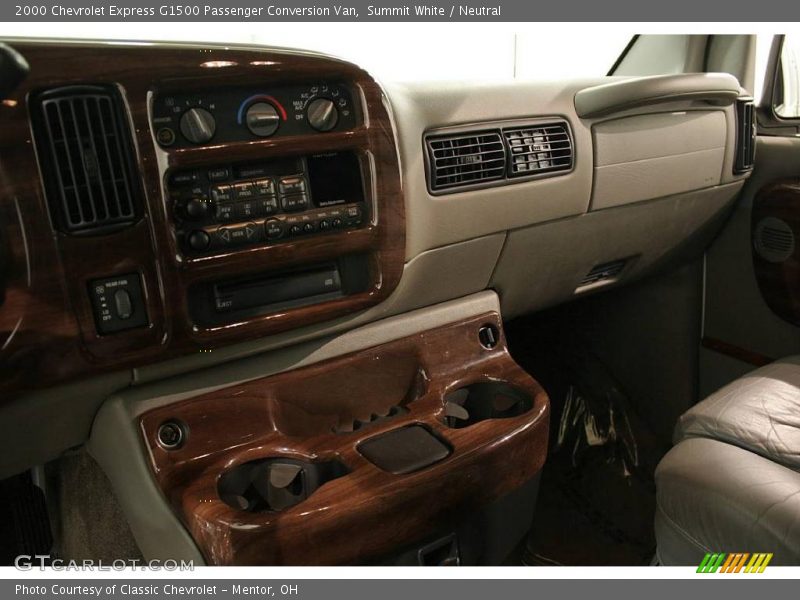 Summit White / Neutral 2000 Chevrolet Express G1500 Passenger Conversion Van