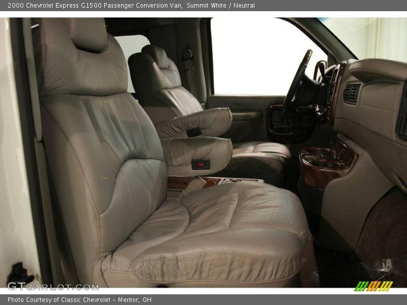 Summit White / Neutral 2000 Chevrolet Express G1500 Passenger Conversion Van