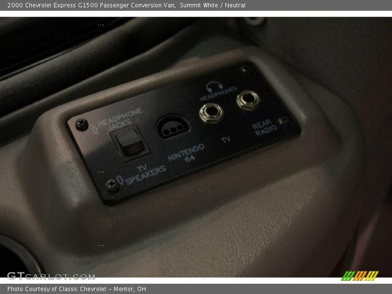 Summit White / Neutral 2000 Chevrolet Express G1500 Passenger Conversion Van