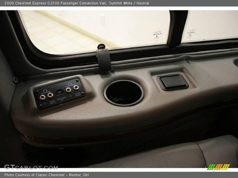 Summit White / Neutral 2000 Chevrolet Express G1500 Passenger Conversion Van