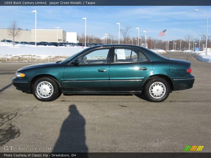 Jasper Green Metallic / Taupe 1999 Buick Century Limited
