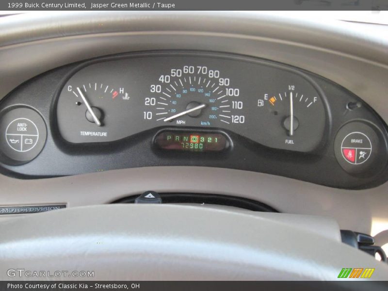 Jasper Green Metallic / Taupe 1999 Buick Century Limited