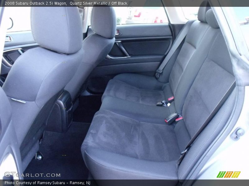 Quartz Silver Metallic / Off Black 2008 Subaru Outback 2.5i Wagon