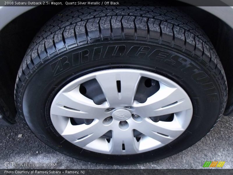 Quartz Silver Metallic / Off Black 2008 Subaru Outback 2.5i Wagon