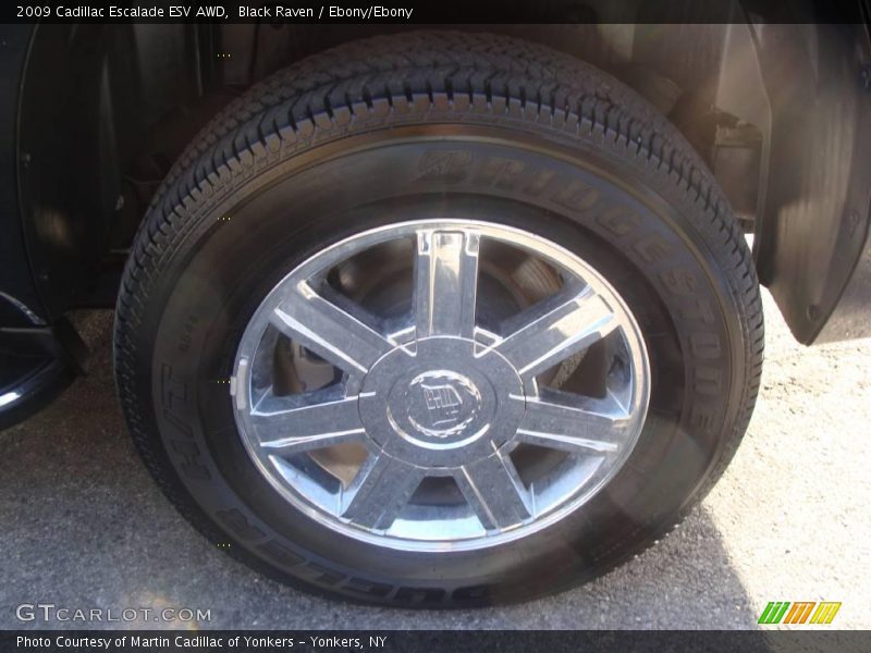 Black Raven / Ebony/Ebony 2009 Cadillac Escalade ESV AWD