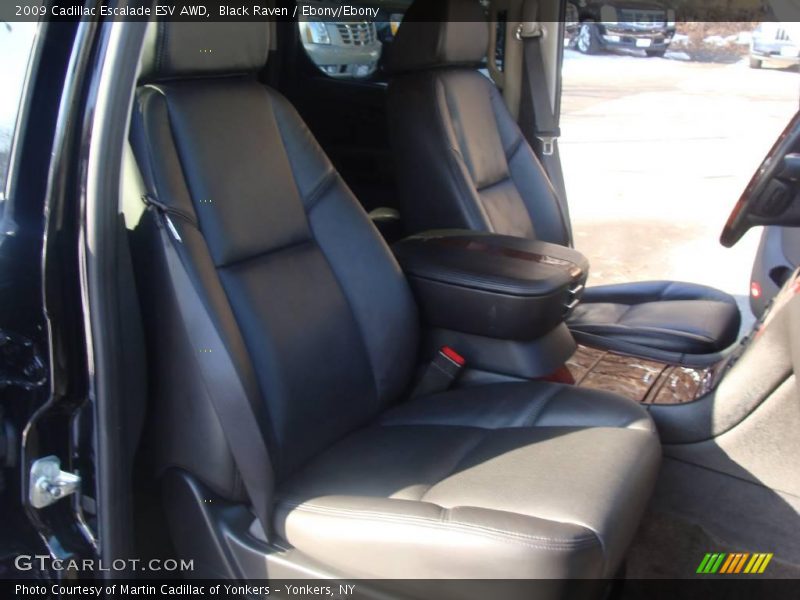 Black Raven / Ebony/Ebony 2009 Cadillac Escalade ESV AWD