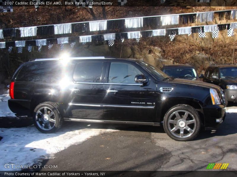 Black Raven / Ebony/Ebony 2007 Cadillac Escalade ESV AWD