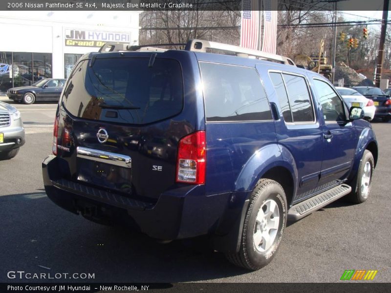 Majestic Blue Metallic / Graphite 2006 Nissan Pathfinder SE 4x4