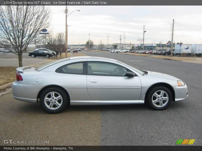 Ice Silver Pearlcoat / Dark Slate Gray 2004 Dodge Stratus SXT Coupe