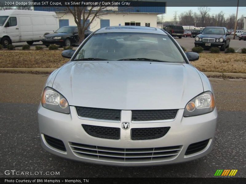 Ice Silver Pearlcoat / Dark Slate Gray 2004 Dodge Stratus SXT Coupe