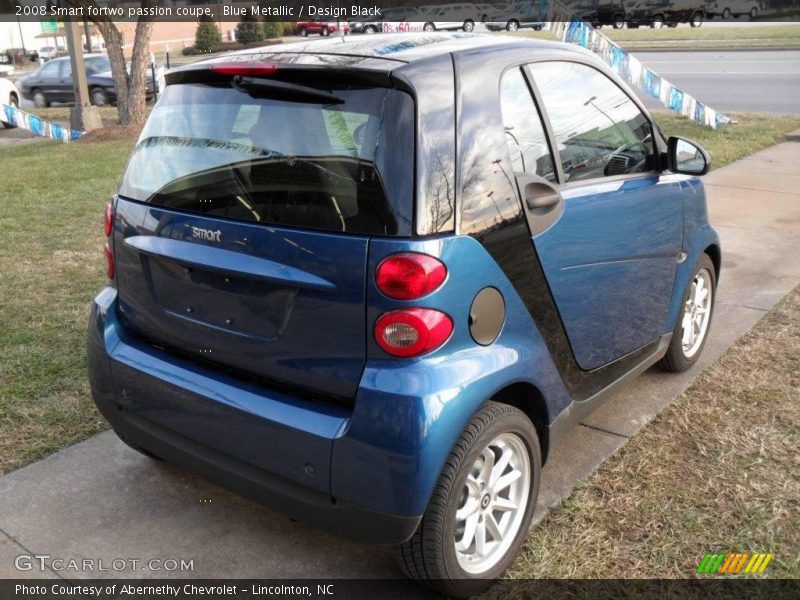 Blue Metallic / Design Black 2008 Smart fortwo passion coupe
