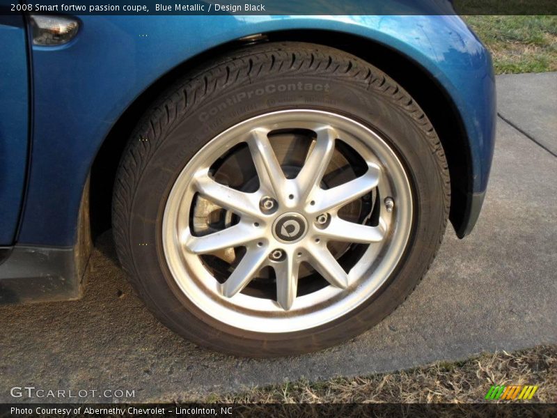 Blue Metallic / Design Black 2008 Smart fortwo passion coupe