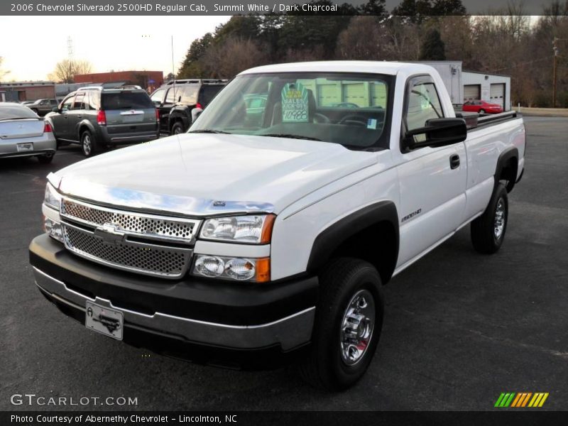 Summit White / Dark Charcoal 2006 Chevrolet Silverado 2500HD Regular Cab