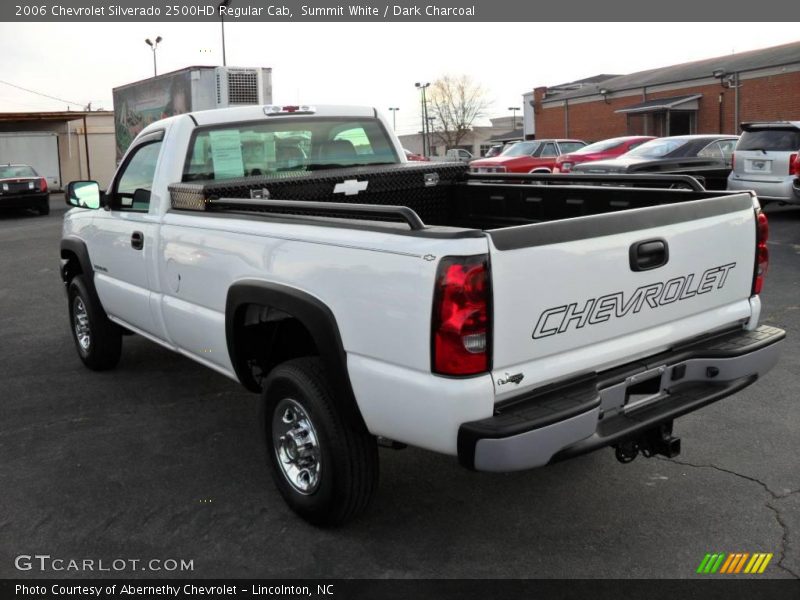 Summit White / Dark Charcoal 2006 Chevrolet Silverado 2500HD Regular Cab