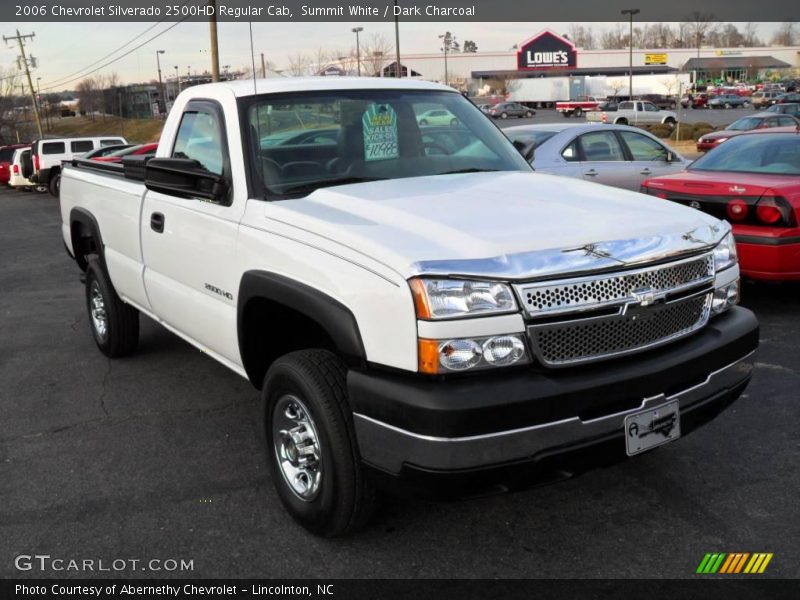 Summit White / Dark Charcoal 2006 Chevrolet Silverado 2500HD Regular Cab