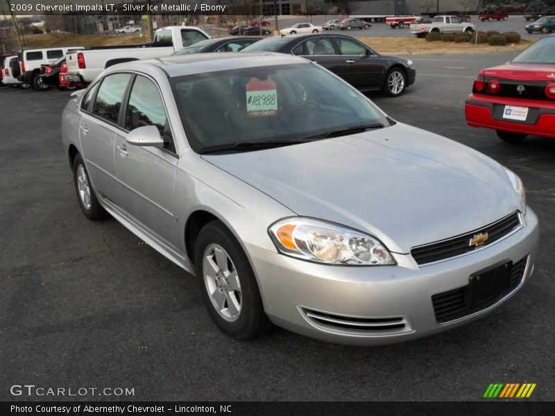 Silver Ice Metallic / Ebony 2009 Chevrolet Impala LT