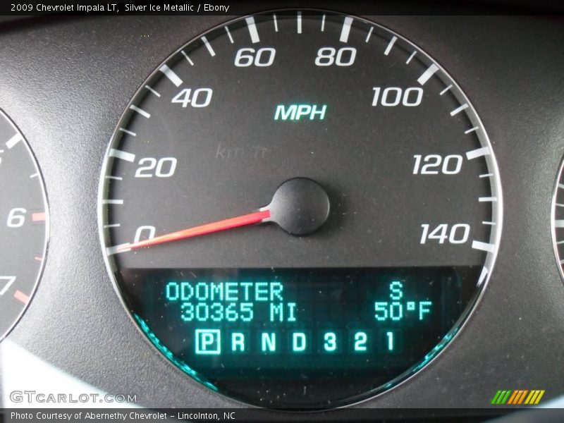 Silver Ice Metallic / Ebony 2009 Chevrolet Impala LT