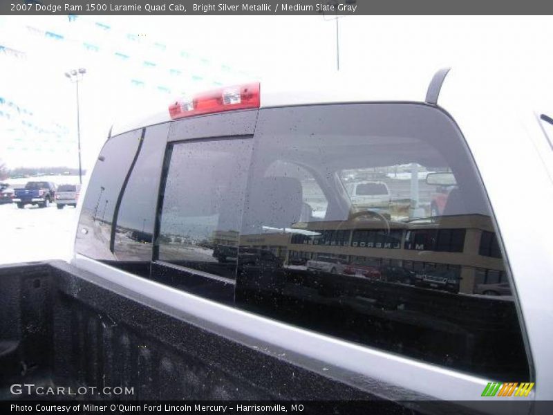 Bright Silver Metallic / Medium Slate Gray 2007 Dodge Ram 1500 Laramie Quad Cab
