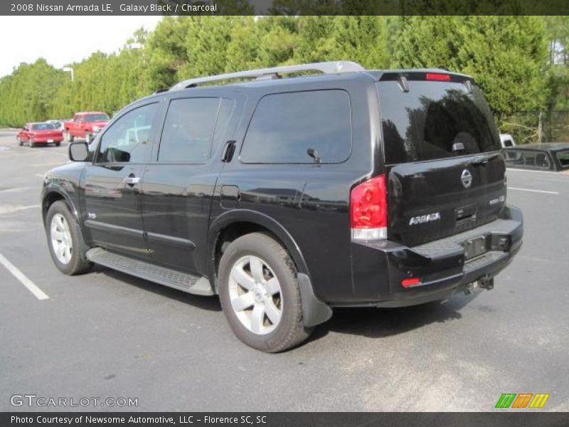 Galaxy Black / Charcoal 2008 Nissan Armada LE