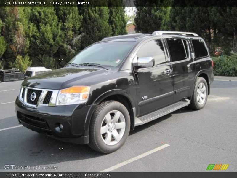 Galaxy Black / Charcoal 2008 Nissan Armada LE