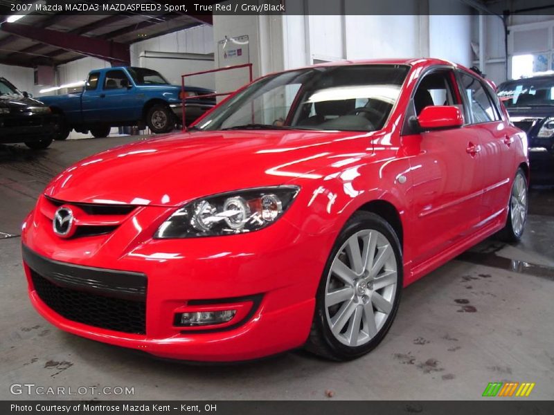 True Red / Gray/Black 2007 Mazda MAZDA3 MAZDASPEED3 Sport