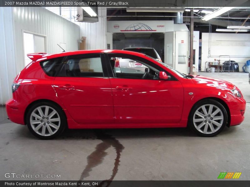 True Red / Gray/Black 2007 Mazda MAZDA3 MAZDASPEED3 Sport