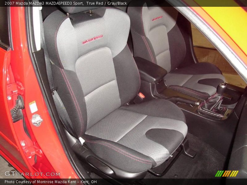 True Red / Gray/Black 2007 Mazda MAZDA3 MAZDASPEED3 Sport