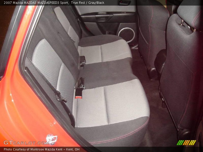 True Red / Gray/Black 2007 Mazda MAZDA3 MAZDASPEED3 Sport