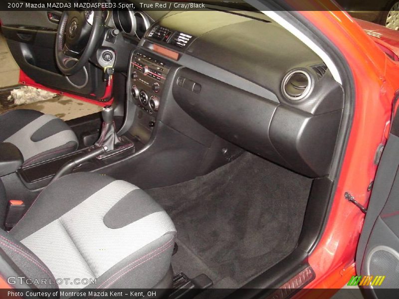 True Red / Gray/Black 2007 Mazda MAZDA3 MAZDASPEED3 Sport
