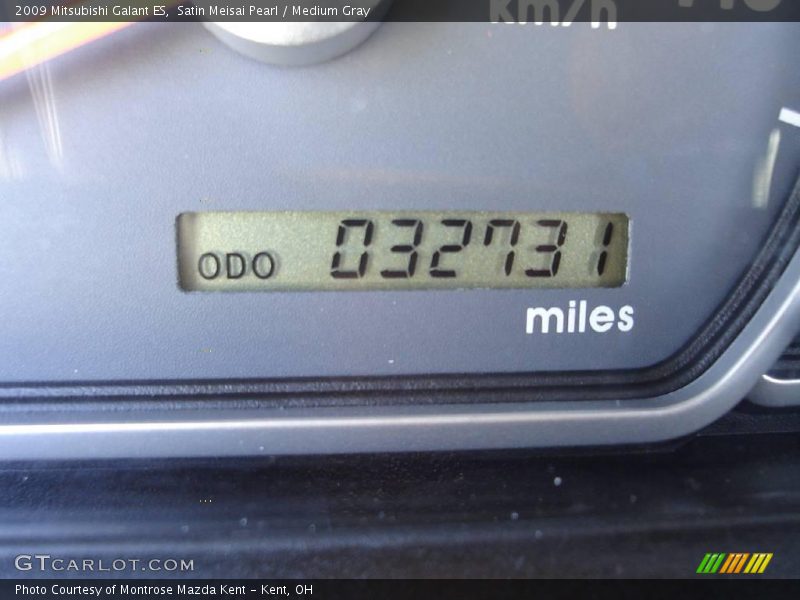 Satin Meisai Pearl / Medium Gray 2009 Mitsubishi Galant ES